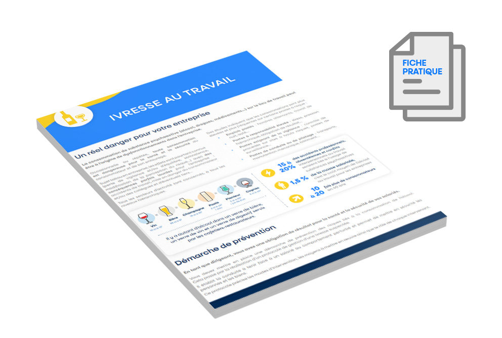 Fiche conseils employeur : Ivresse au travail
