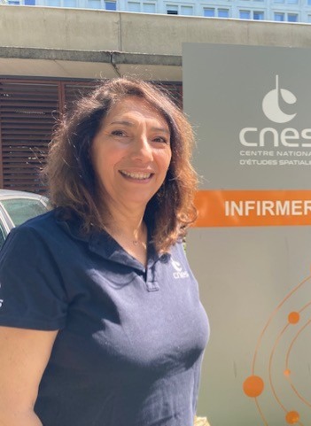 L'infirmière en santé travail du CNES qui collabore avec Prevlay
