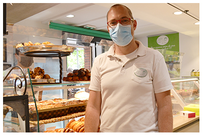 Blaise Dutilleul gérant de la Boulangerie "Au Pain par Nature"